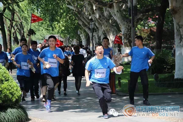 五月相逢西子湖，楚楚奔跑成奇景