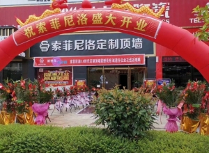 索菲尼洛復式吊頂江西會昌縣專賣店 (554播放)