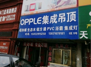 OPPLE集成吊頂天津北辰區(qū)專賣店