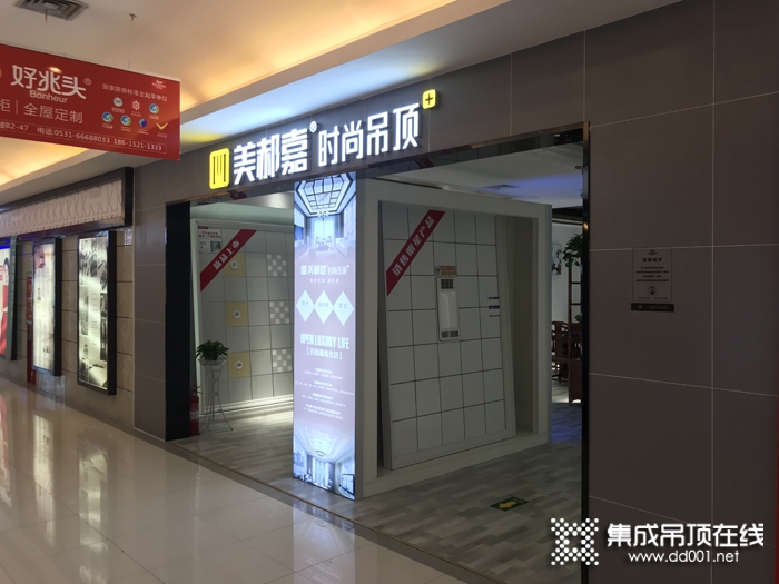 美郝嘉時(shí)尚吊頂山東濟(jì)南歐亞達(dá)專賣店