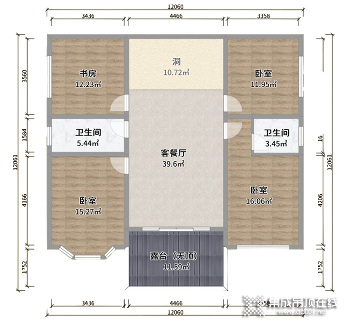 奧華設(shè)計(jì)的大露臺(tái)、雙客餐廳、四衛(wèi)...縱享220㎡超大居室 實(shí)名羨慕！