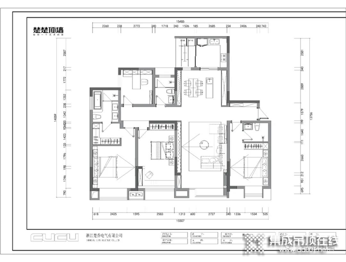 向往DE原創(chuàng)設(shè)計(jì)家！楚楚頂墻180㎡現(xiàn)代輕奢全屋頂墻設(shè)計(jì)！