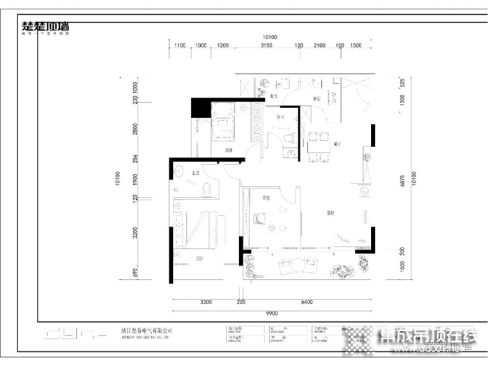 向往DE原創(chuàng)設(shè)計家！楚楚頂墻90㎡中式輕奢全屋頂墻設(shè)計！