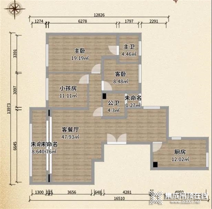 海創(chuàng)120㎡現(xiàn)代輕奢三房，又大又漂亮！照著裝就對(duì)了