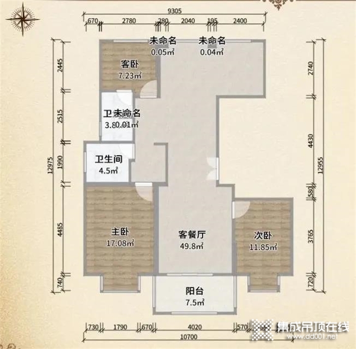 案例分析 | 奇力頂墻115㎡現(xiàn)代輕奢全屋