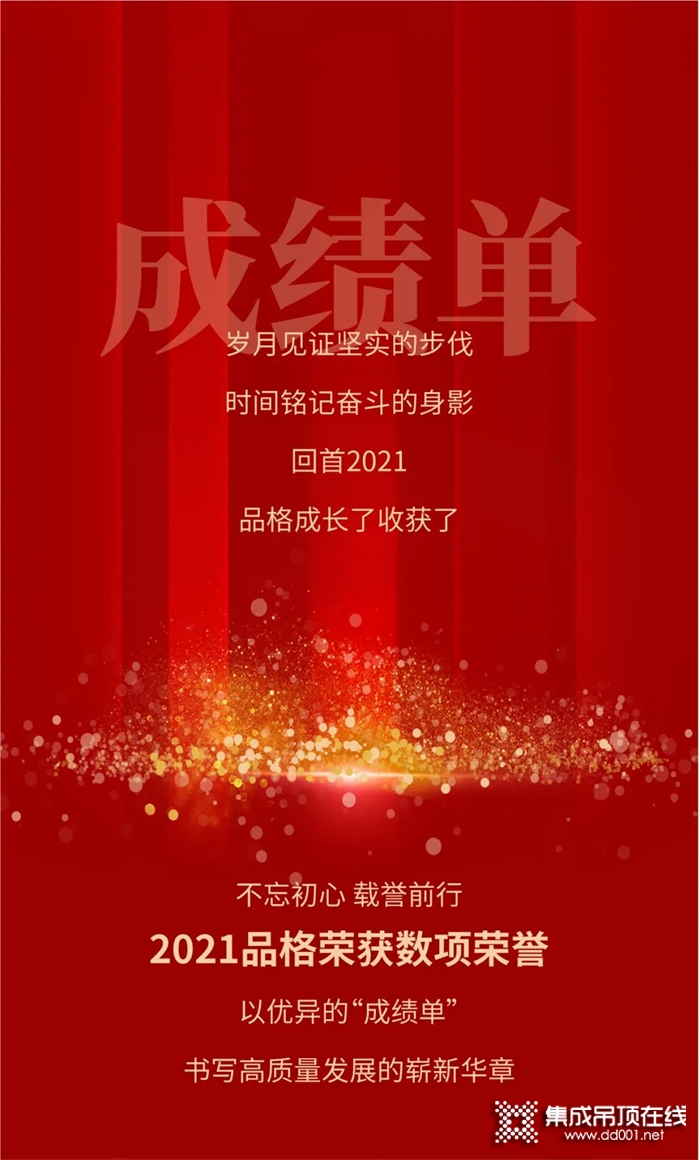 品格高端頂墻榮譽(yù)篇：回首2021，展望2022！