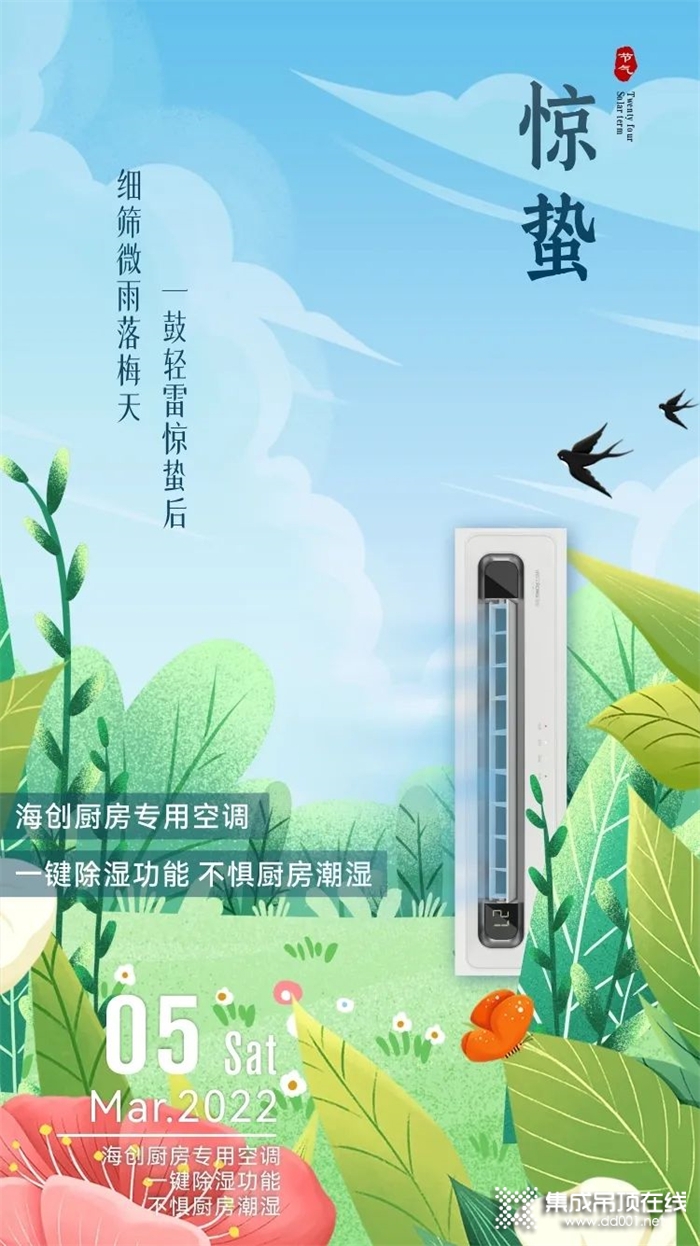 家裝海創(chuàng)廚房專用空調(diào)，不負(fù)好春日好時光！