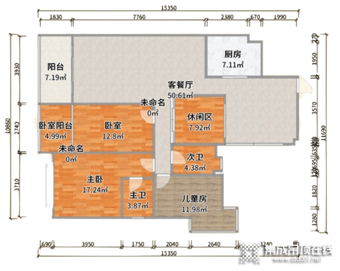 奧華128㎡夢中情房，宅家三個月我都愿意！