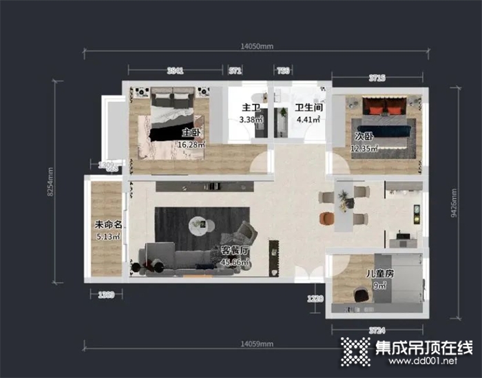 星雅圖現(xiàn)代簡約|高級灰+綠植點綴，營造低調(diào)舒適的檔次